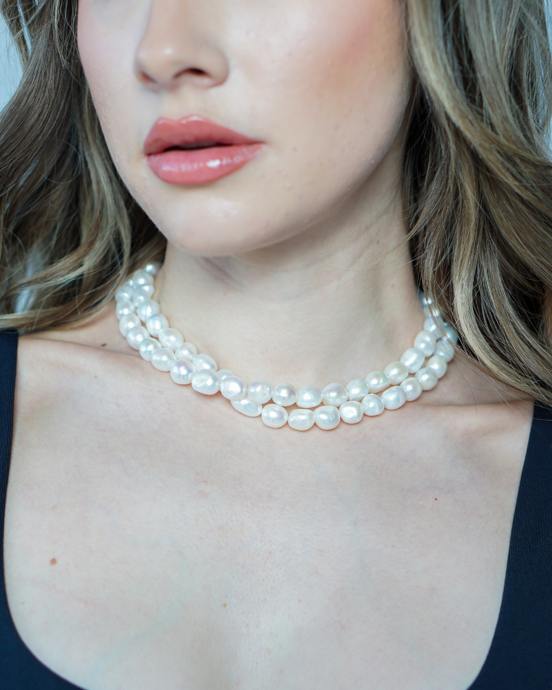 Nightlife Double Strand Pearls