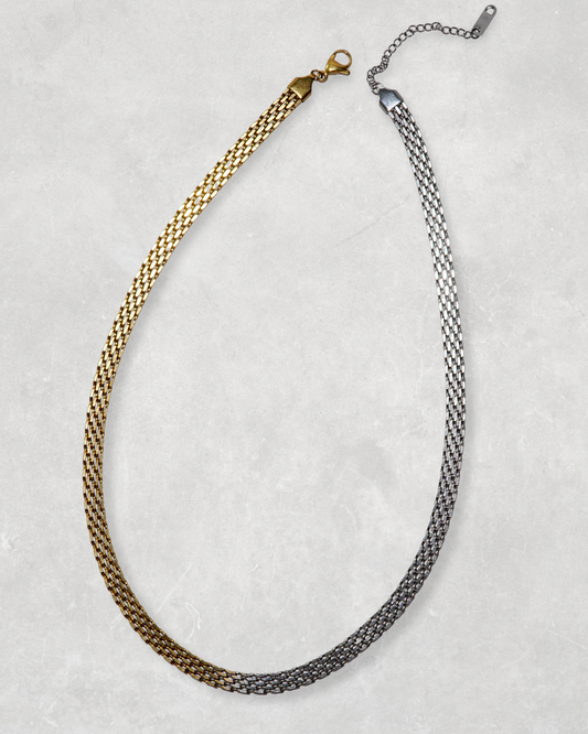 Dusk to Dawn Mixed Metal Necklace