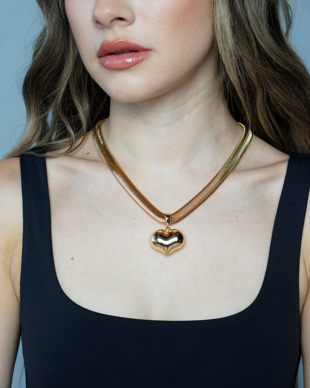 Heart of Berlin Snake Chain Necklace